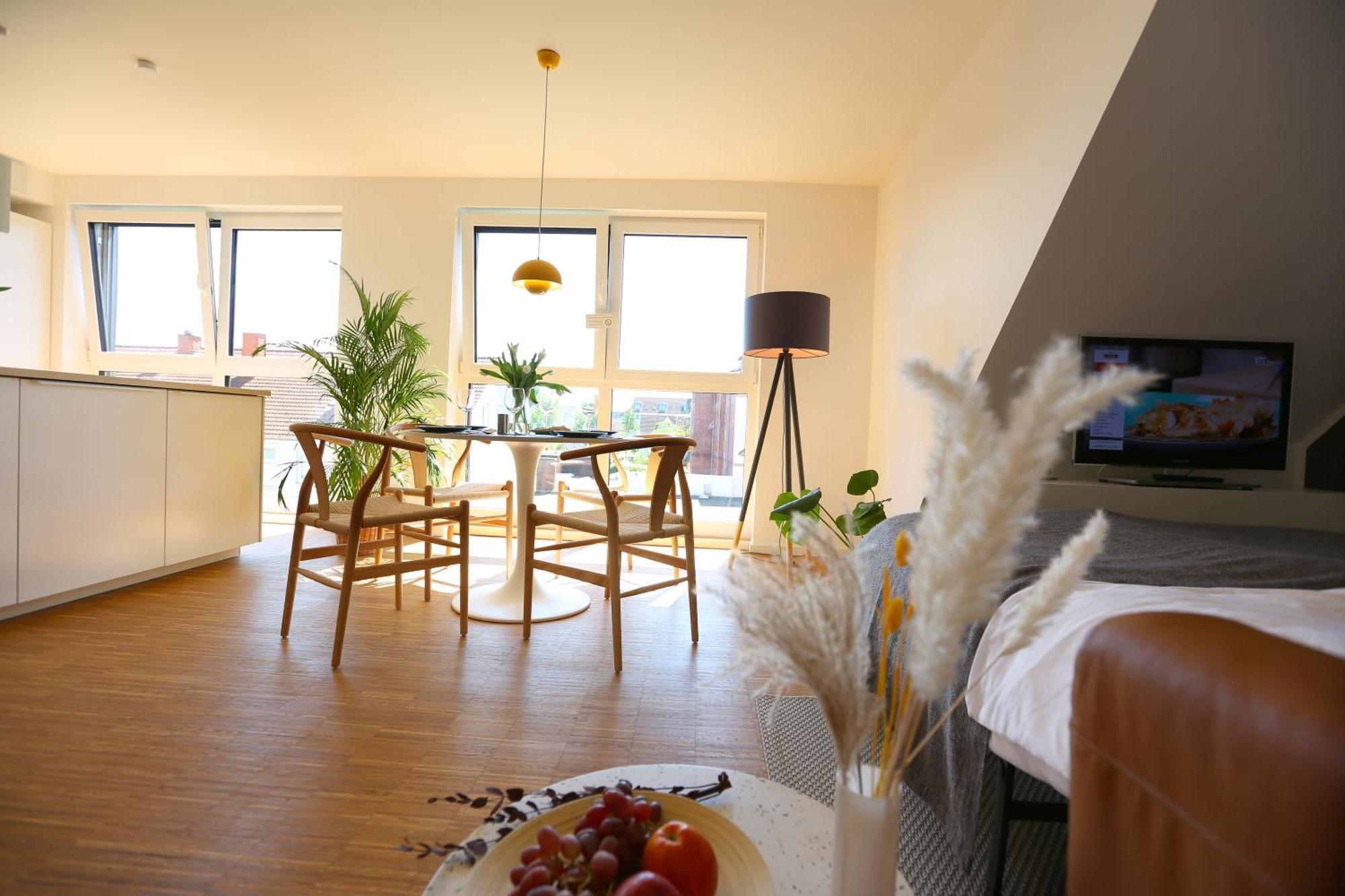 Neues Trendy Dachgeschossloft Apartment Hannover Bagian luar foto