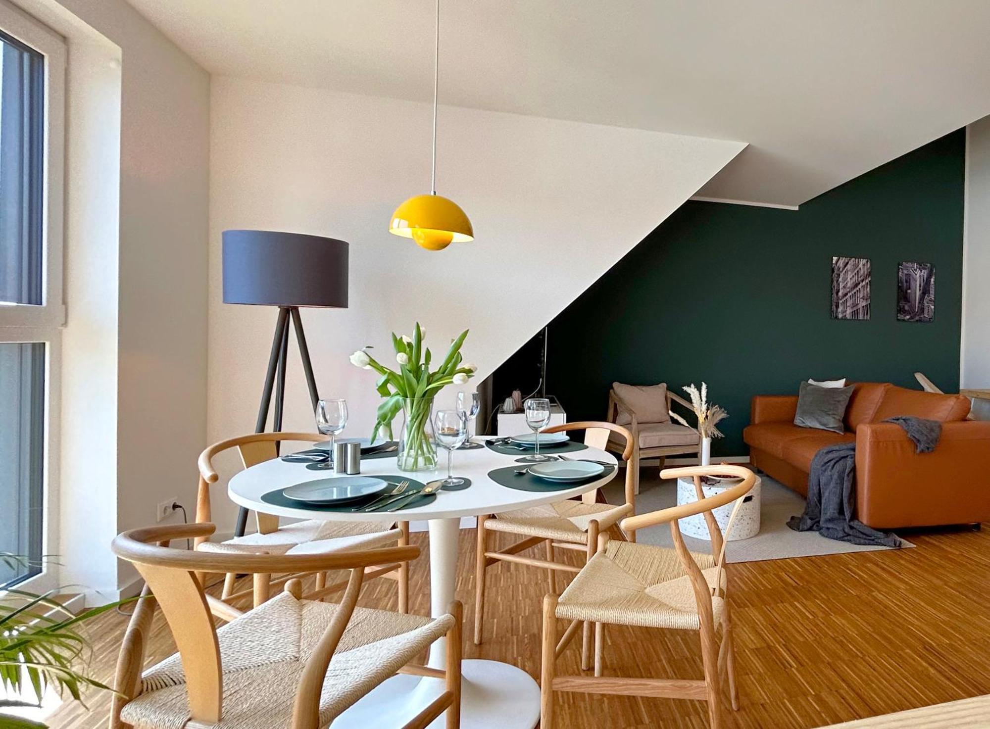 Neues Trendy Dachgeschossloft Apartment Hannover Bagian luar foto